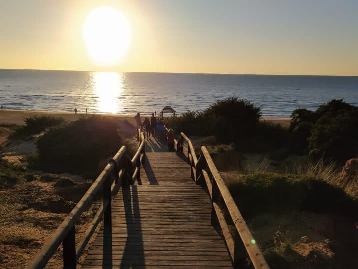 Acceso a la playa - Villa Alondra