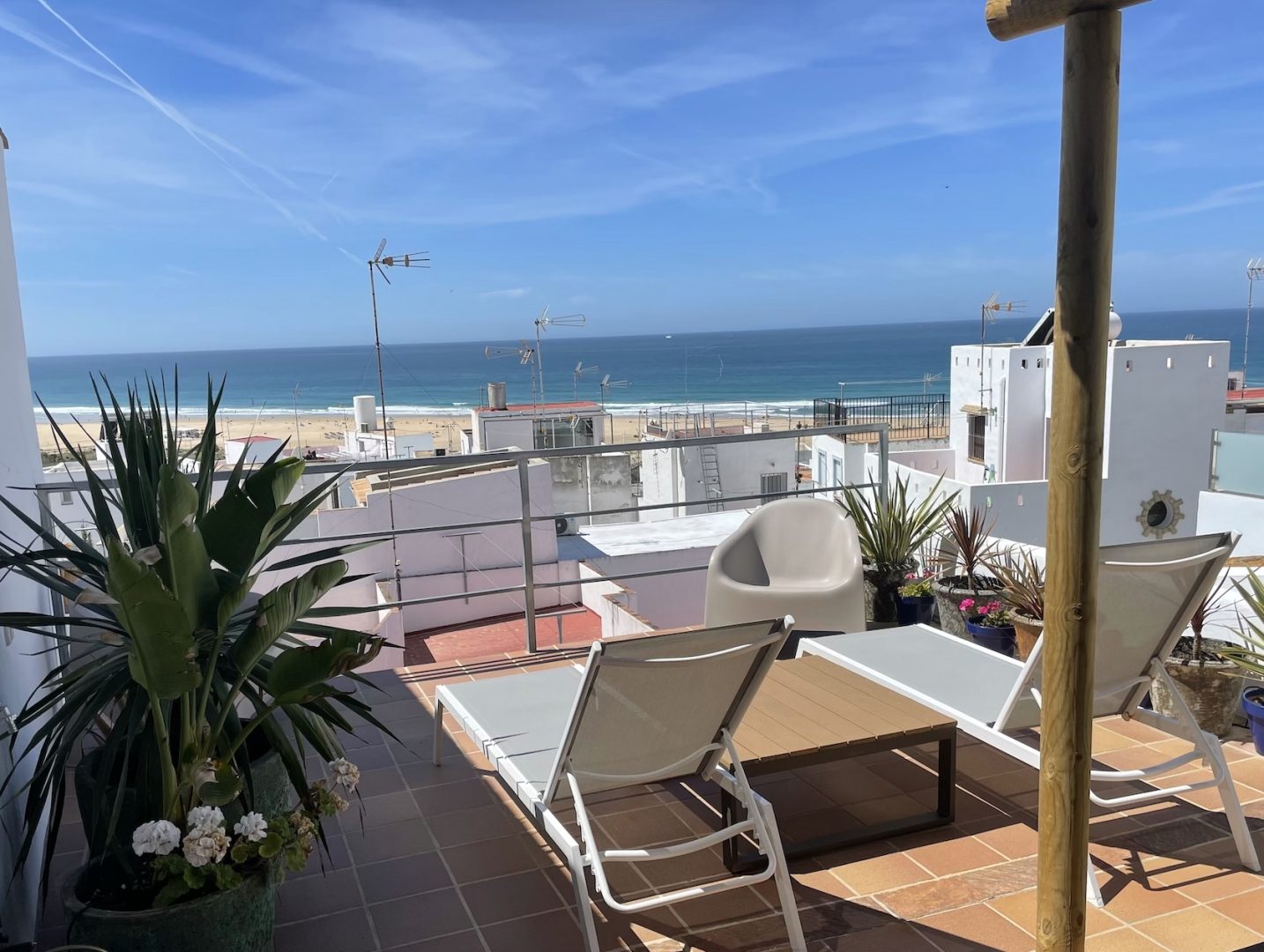 Casa Boquerón, fantastischer Meerblick von der privaten Dachterrasse