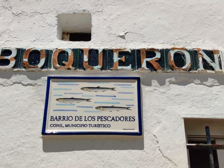 Description of the location of the townhouse in the old fishermen's quarter of Conil - Casa Boquerón